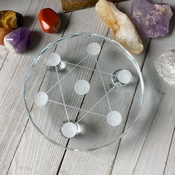 Large Seven Star Crystal Grid - Picture 1 of 4